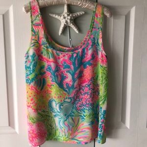 Lilly Pulitzer silk tank